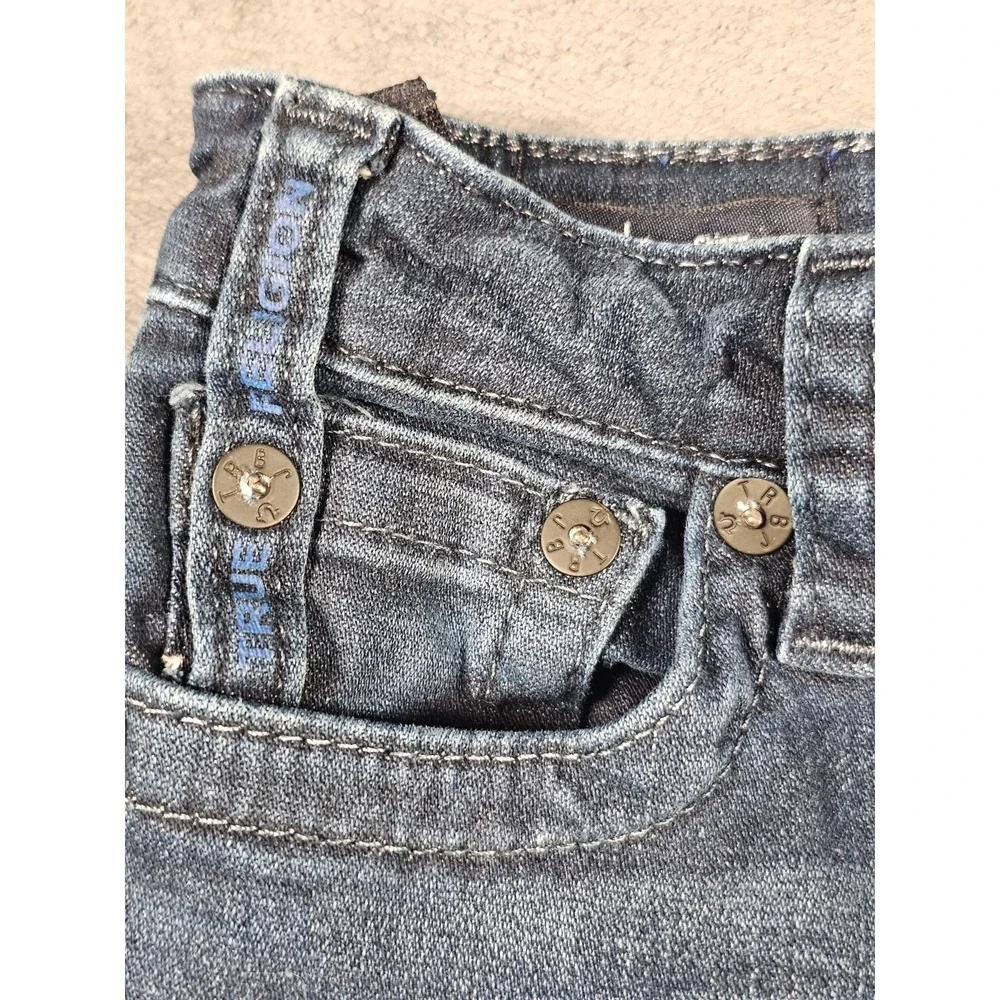 True Religion‎ Kids Rocco Skinny Jeans Girls Size 8 Blue Stretch Denim